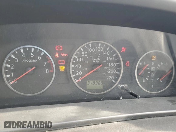 2005 Nissan X-Trail XE z VIN JN8BT08T25W001268, wystawiony jako Copart lot #45551835 z przebiegiem 318 908 mil mil oraz Szkoda całkowita • Salvage title. Historia ofert i sprzedaży dostępna na DreamBid. Obrazek 9.