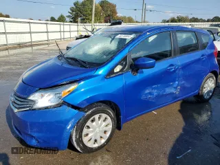 2016 Nissan Note S with VIN 3N1CE2CP9GL397484, listed as a Copart auction lot 78378884 with 121,024 mi miles and Salvage Title. Bid and sale history available at DreamBid. Image 1.