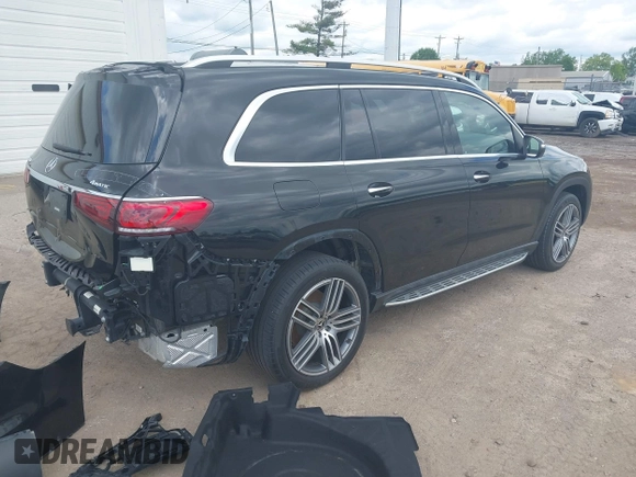 2020 Mercedes-Benz GLS 450 with VIN 4JGFF5KEXLA163523, listed as a IAAI auction lot 42270281 with 57,387 mi miles and . Bid and sale history available at DreamBid. Image 4.