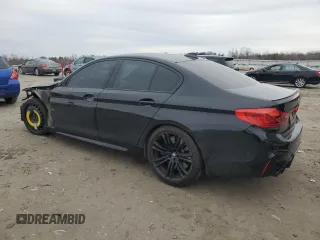 2020 BMW M5 Competition with VIN WBSJF0C00LCE03845, listed as a Copart auction lot 86736314 with 57,912 mi miles and Salvage Title. Bid and sale history available at carsss.com. Image 2.