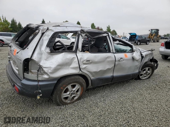 2003 Hyundai Santa Fe GLS with VIN KM8SC73D03U458797, listed as a Copart auction lot 69877294 with 0 mi miles and Salvage Title. Bid and sale history available at carsss.com. Image 3.