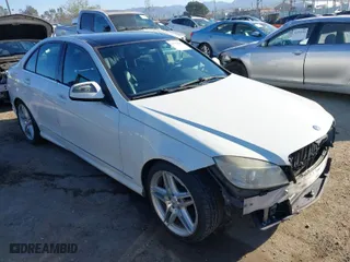 2009 Mercedes-Benz C-Class 3.0L Sport with VIN WDDGF54X09R079797, listed as a IAAI auction lot 41753647 with 244,473 mi miles. Bid and sale history available at carsss.com. Image 1.