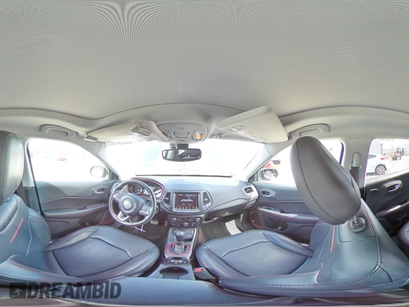 2021 Jeep Compass Trailhawk with VIN 3C4NJDDB1MT598484, listed as a Copart auction lot 55997655 with 25,257 mi miles and Salvage title. Bid and sale history available at DreamBid. Image 15.