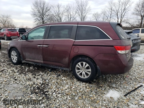 2017 Honda Odyssey SE with VIN 5FNRL5H39HB026684, listed as a Copart auction lot 46388465 with 176,311 mi miles and Non Repairable. Bid and sale history available at carsss.com. Image 2.