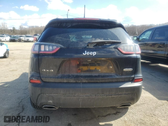 2021 Jeep Cherokee Latitude Lux with VIN 1C4PJMMX2MD216358, listed as a Copart auction lot 47167505 with 22,195 mi miles and Salvage Title. Bid and sale history available at carsss.com. Image 6.