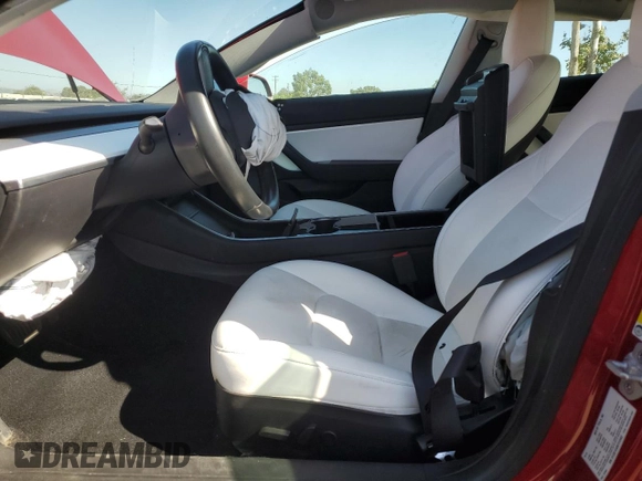 2019 Tesla Model 3 Mid Range z VIN 5YJ3E1EA3KF312453, wystawiony jako Copart lot #57841605 z przebiegiem 77 366 mil mil oraz Szkoda całkowita • Salvage title. Historia ofert i sprzedaży dostępna na DreamBid. Obrazek 7.