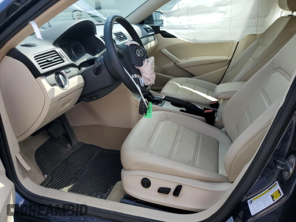 2014 Volkswagen Passat SE with VIN 1VWBT7A36EC095006, listed as a Copart auction lot 63029305 with Not provided miles and Salvage title. Bid and sale history available at DreamBid. Image 7.