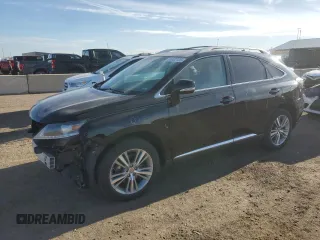 2015 Lexus RX 350 with VIN 2T2BK1BA1FC297840, listed as a Copart auction lot 55002135 with 92,423 mi miles and Salvage Title. Bid and sale history available at DreamBid. Image 1.