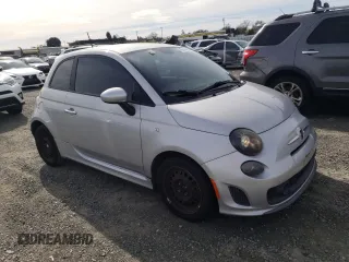 2013 FIAT 500 Turbo with VIN 3C3CFFHH8DT554229, listed as a Copart auction lot 45544355 with 127,548 mi miles and Salvage title. Bid and sale history available at DreamBid. Image 4.