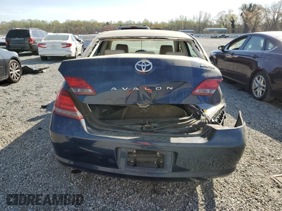 2008 Toyota Avalon XL with VIN 4T1BK36BX8U290177, listed as a Copart auction lot 50640855 with Not Provided miles and Salvage Title. Bid and sale history available at carsss.com. Image 6.