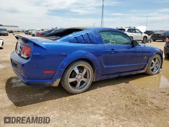 2005 Ford Mustang GT Deluxe with VIN 1ZVFT82H755197985, listed as a Copart auction lot 60367475 with 135,479 mi miles and Clean title. Bid and sale history available at DreamBid. Image 3.