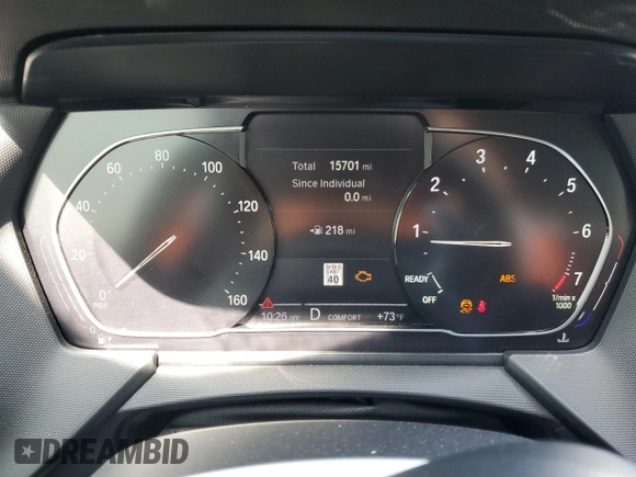 2021 BMW 2 Series 228i with VIN WBA53AK06M7H35952, listed as a Copart auction lot 63047585 with 15,701 mi miles and Salvage title. Bid and sale history available at DreamBid. Image 9.