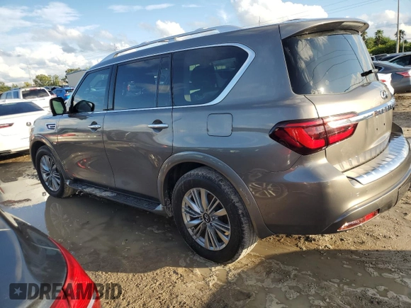2019 Infiniti QX80 LUXE with VIN JN8AZ2NE1K9236198, listed as a Copart auction lot 73667024 with 0 mi miles and Non Repairable. Bid and sale history available at carsss.com. Image 2.
