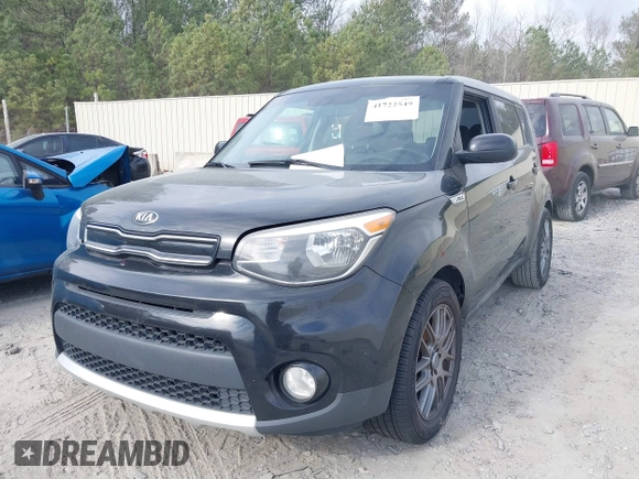 2018 Kia Soul + with VIN KNDJP3A57J7581176, listed as a IAAI auction lot 41722549 with 279,474 mi miles. Bid and sale history available at carsss.com. Image 2.