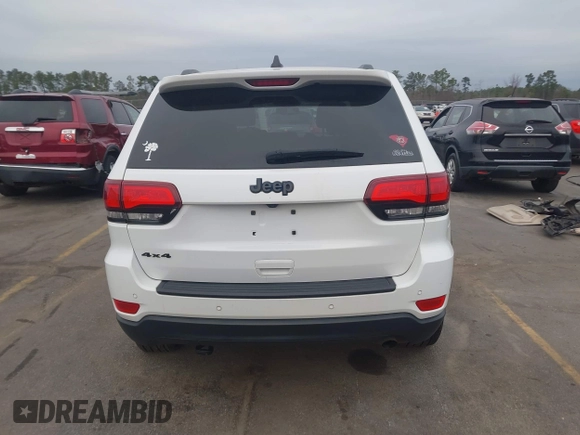 2018 Jeep Grand Cherokee Laredo E with VIN 1C4RJFAG2JC503130, listed as a IAAI auction lot 41527333 with 95,669 mi miles. Bid and sale history available at carsss.com. Image 16.