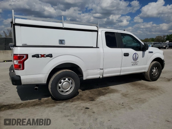 2020 Ford F-150 XL with VIN 1FTFX1E4XLKE08702, listed as a Copart auction lot 46956495 with 127,643 mi miles and Non Repairable. Bid and sale history available at carsss.com. Image 3.