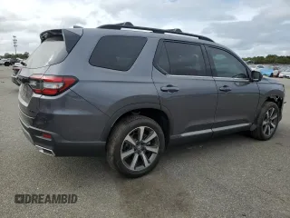 2023 Honda Pilot Elite with VIN 5FNYG1H88PB038408, listed as a Copart auction lot 72226334 with 0 mi miles and Salvage Title. Bid and sale history available at carsss.com. Image 3.