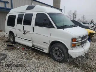 2002 Chevrolet Express with VIN 1GBFG15R321139608, listed as a Copart auction lot 47183315 with 142,468 mi miles and Clean Title. Bid and sale history available at carsss.com. Image 4.