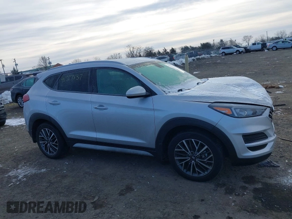 2019 Hyundai Tucson Ultimate with VIN KM8J3CAL7KU901928, listed as a IAAI auction lot 41387537 with 20,448 mi miles. Bid and sale history available at carsss.com. Image 13.