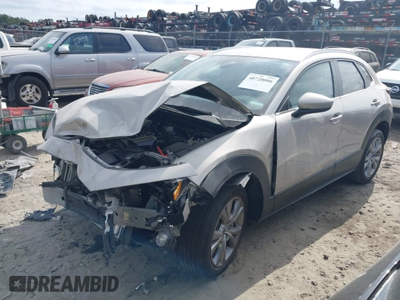 2023 Mazda CX-30 S Select with VIN 3MVDMBBM6PM518380, listed as a IAAI auction lot 40720006 with 13,422 mi miles and . Bid and sale history available at DreamBid. Image 2.