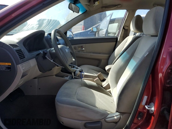 2008 Kia Spectra EX with VIN KNAFE122585578266, listed as a Copart auction lot 79050694 with 142,674 mi miles and Clean Title. Bid and sale history available at carsss.com. Image 8.