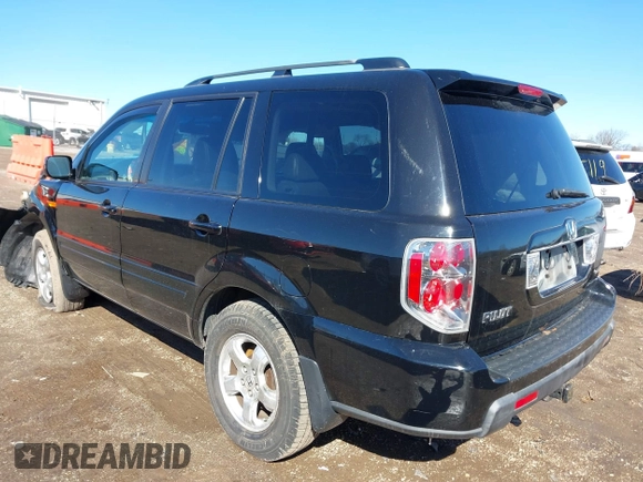 2008 Honda Pilot EX-L with VIN 5FNYF18518B042861, listed as a IAAI auction lot 41733408 with 169,349 mi miles. Bid and sale history available at carsss.com. Image 3.