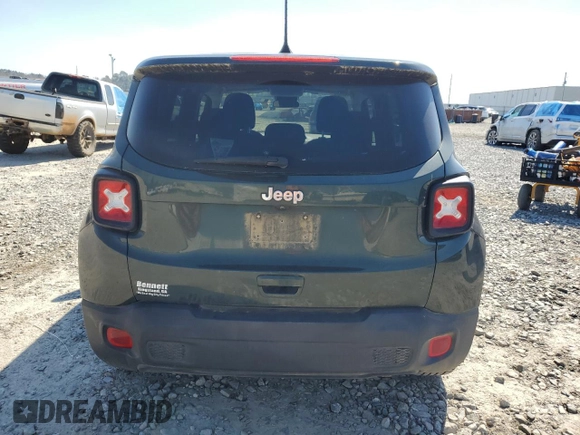 2021 Jeep Renegade Jeepster z VIN ZACNJCAB6MPM34019, wystawiony jako Copart lot #47381335 z przebiegiem 56 987 mil mil oraz Szkoda całkowita • Salvage title. Historia ofert i sprzedaży dostępna na DreamBid. Obrazek 6.