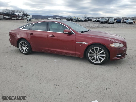 2011 Jaguar XJ with VIN SAJWA1CB4BLV20991, listed as a Copart auction lot 43922165 with NaN miles and Salvage Title. Bid and sale history available at carsss.com. Image 4.