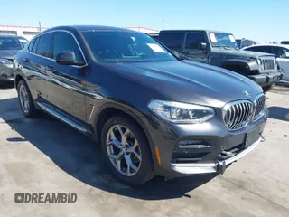 2020 BMW X4 xDrive30i with VIN 5UX2V1C07LLE67741, listed as a IAAI auction lot 41744018 with 40,549 mi miles. Bid and sale history available at carsss.com. Image 1.
