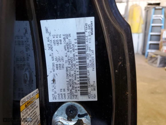 2008 Mitsubishi Eclipse GS with VIN 4A3AK64F98E018766, listed as a Copart auction lot 43482255 with 89,917 mi miles and Salvage Title. Bid and sale history available at carsss.com. Image 14.