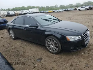 2015 Audi A8 4.0T with VIN WAU32AFD6FN037523, listed as a Copart auction lot 59757555 with 146,463 mi miles and Clean title. Bid and sale history available at DreamBid. Image 4.