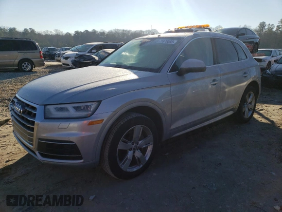 2019 Audi Q5 Premium Plus with VIN WA1BNAFY0K2106673, listed as a Copart auction lot 71876092 with 35,613 mi miles. Bid and sale history available at carsss.com. Image 1.