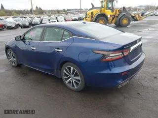 2021 Nissan Maxima SV with VIN 1N4AA6CV0MC514002, listed as a IAAI auction lot 41871338 with 53,106 mi miles. Bid and sale history available at carsss.com. Image 3.