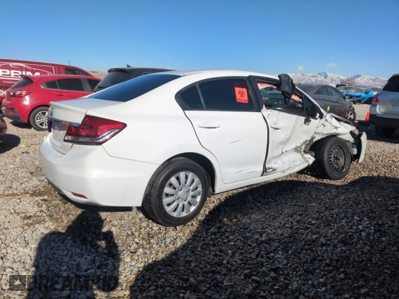 2015 Honda Civic Sedan LX with VIN 2HGFB2E50FH501769, listed as a Copart auction lot 42050625 with 0 mi miles and Salvage Title. Bid and sale history available at carsss.com. Image 3.