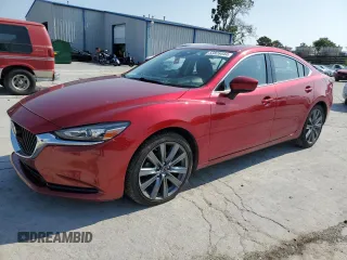 2019 Mazda 6 Touring with VIN JM1GL1VM3K1502814, listed as a Copart auction lot 77612154 with 61,223 mi miles and Salvage Title. Bid and sale history available at carsss.com. Image 1.