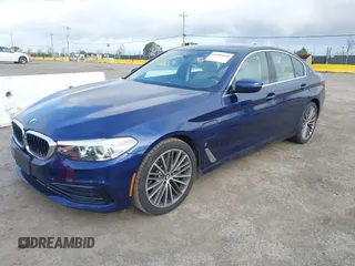2019 BMW 5 Series 530e iPerformance with VIN WBAJA9C52KB398782, listed as a IAAI auction lot 41902660 with 37,857 mi miles. Bid and sale history available at carsss.com. Image 17.