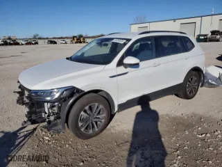 2024 Volkswagen Tiguan S with VIN 3VVFB7AX8RM135392, listed as a Copart auction lot 81335324 with 6,226 mi miles and Salvage Title. Bid and sale history available at carsss.com. Image 1.