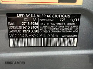 2012 Mercedes-Benz S 550 z VIN WDDNG9EB2CA453606, wystawiony jako Copart lot #60157245 z przebiegiem 95 461 mil mil oraz Czysty tytuł • Clean title. Historia ofert i sprzedaży dostępna na DreamBid. Obrazek 10.