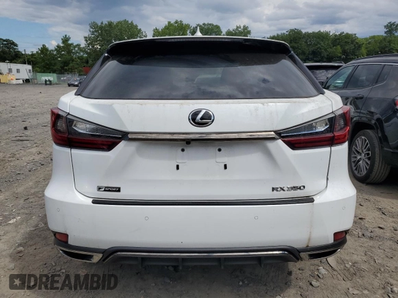 2020 Lexus RX with VIN 2T2SZMDA0LC221256, listed as a Copart auction lot 66888844 with 39,902 mi miles and Salvage Title. Bid and sale history available at carsss.com. Image 6.