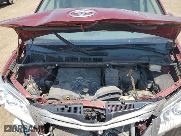 2012 Toyota Sienna XLE AAS с VIN 5TDYK3DC8CS213413, выставлен на аукционе Copart как лот 58670965 с пробегом 175 213 миль миль и Списание • Salvage title. История ставок и продаж доступна на DreamBid. Изображение 12.