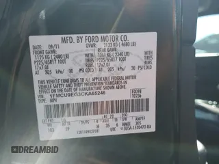 2012 Ford Escape Limited z VIN 1FMCU9EG3CKA65246, wystawiony jako Copart lot #57762675 z przebiegiem 161 568 mil mil oraz Szkoda całkowita • Salvage title. Historia ofert i sprzedaży dostępna na DreamBid. Obrazek 13.