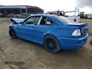 2002 BMW 3 Series M3 with VIN WBSBL93412JR13942, listed as a Copart auction lot 50762845 with Not Provided miles and Salvage Title. Bid and sale history available at DreamBid. Image 2.