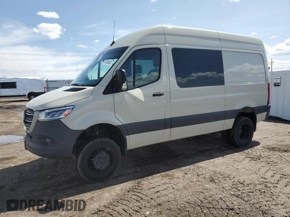 2024 Mercedes-Benz Sprinter with VIN W1W8NB6Y0RT164426, listed as a Copart auction lot 51678665 with 2,928 mi miles and Non Repairable. Bid and sale history available at DreamBid. Image 1.