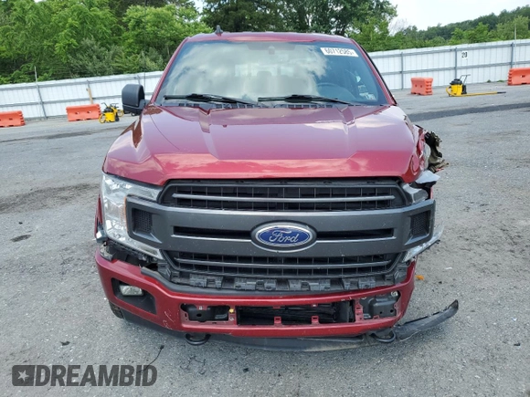 2019 Ford F-150 XL with VIN 1FTEW1EP0KFB14211, listed as a Copart auction lot 60712585 with 92,013 mi miles and Salvage title. Bid and sale history available at DreamBid. Image 5.
