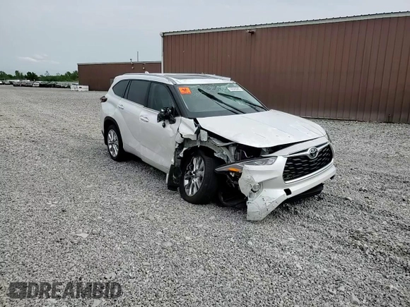2024 Toyota Highlander LE with VIN 5TDKDRBH7RS547006, listed as a Copart auction lot 59846345 with Not provided miles and Salvage title. Bid and sale history available at DreamBid. Image 14.