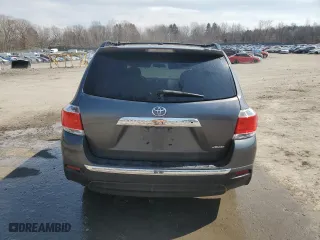 2012 Toyota Highlander with VIN 5TDBK3EH8CS156453, listed as a Copart auction lot 49958205 with 58,602 mi miles and Salvage Title. Bid and sale history available at carsss.com. Image 6.