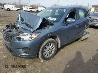 2016 Mazda CX-5 Sport with VIN JM3KE2BY0G0703866, listed as a Copart auction lot 43708185 with 186,790 mi miles and Salvage Title. Bid and sale history available at carsss.com. Image 1.