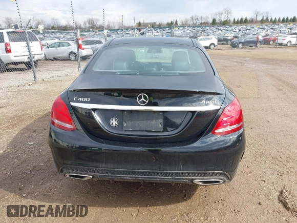 2015 Mercedes-Benz C-Class C 400 with VIN 55SWF6GB5FU029229, listed as a IAAI auction lot 41914780 with 106,038 mi miles. Bid and sale history available at carsss.com. Image 16.