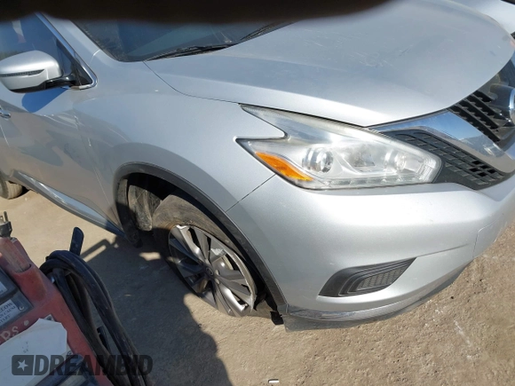 2017 Nissan Murano Platinum with VIN 5N1AZ2MG1HN181276, listed as a IAAI auction lot 41625761 with 124,525 mi miles. Bid and sale history available at carsss.com. Image 6.