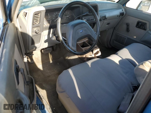 1992 Ford Ranger with VIN 1FTCR14X9NPA40821, listed as a Copart auction lot 53083745 with 63,198 mi miles and Salvage title. Bid and sale history available at DreamBid. Image 8.